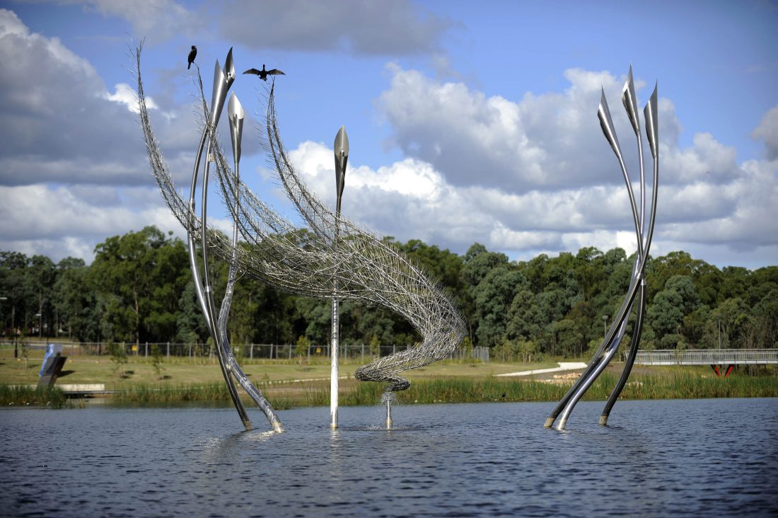 Moorebank residents oppose sculpture at Clinches Pond